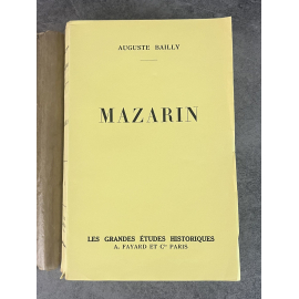 Auguste Bailly Mazarin Edition Originale Exemplaire numéroté 155 sur 200 sur vélin bibliophile