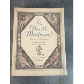 George Barbier Henri de Regnier, La Double Maitresse beau livre illustré Mornay 1928 bon exemplaire