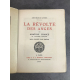 Anatole France Simeon La révolte des anges Illustrations sur bois de Simeon Paris Mornay1921 beau livre illustré