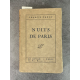 Francis Carco Nuits de Paris Edition Originale Exemplaire numéroté 785 sur 1205 sur Vélin de Rives teinté bleus