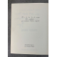 Yves François Dupuy Sable Sang Edition Originale recueil de poème publié à 300 exemplaires