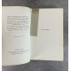 Gustave Thibon Nietzsche ou Le Déclin de l'Esprit Edition Originale numéroté 214 sur 250 sur papier vélin de Rives