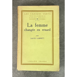 David Garnett La femme changée en renard Edition Originale Exemplaire numéroté sur papier vergé bouffant