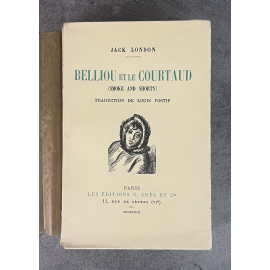 Jack London Belliou et le Courtaud Edition Originale française Exemplaire numéroté sur vélin du marais