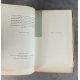 Pierre Varillon Feux Masqués Edition Originale Exemplaire numéroté 35 sur 220 sur vélin du marais Lardanchet