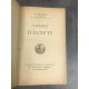 Maspero Gaston Causeries d'Egypte . Egyptologie 1907 Le Caire librairie orientale et américaine