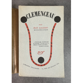 Jean Ajalbert Clémenceau Edition Originale Exemplaire numéroté 46 sur 268 sur papier alfa