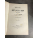 Thiers Histoire de la révolution française complet en 4 volumes grands format 1862 Gravures