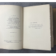 Georges Duhamel Géographie cordiale de l'Europe Edition Originale Exemplaire numéroté sur grand papier pur fil Lafuma