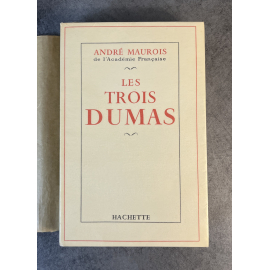 André Maurois Les Trois Dumas Edition Originale Exemplaire comme neuf numéroté 73 sur 180 sur papier alfa Lardanchet