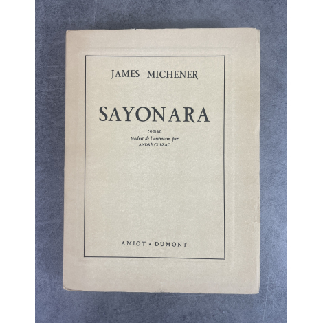 James Michener Sayonara Edition Originale française exemplaire numéroté 172 sur 200 sur chiffon d'Annonay rare