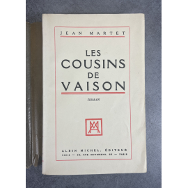 Jean Martet Les Cousins de Vaison Edition Originale Exemplaire numéroté 60 sur 200 sur vélin bibliophile Lardanchet