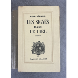 René Béhaine Les Signes dans le Ciel Edition Originale exemplaire numéroté sur papier alfax Navarre
