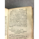 Descartes René Passiones Animae Philosophie Edition originale 1650 Elzevier Amsterdam Des passions de l'âme