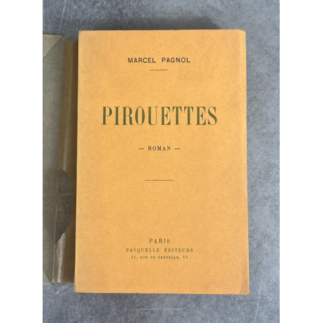 Marcel Pagnol Pirouettes Edition Originale sur vélin bibliophile