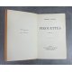 Marcel Pagnol Pirouettes Edition Originale sur vélin bibliophile