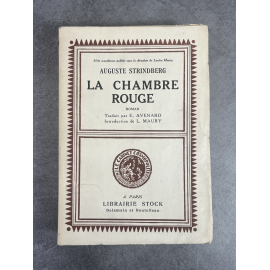 Auguste Strindberg La Chambre Rouge Edition Originale exemplaire numéroté sur alfa satiné