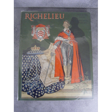 Cahu Richelieu illustré par Maurice Leloir dans un grand cartonnage superbe reliure de Lecat Cartier