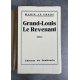 Marie Le Franc Grand-Louis Le Revenant Edition Originale un des 300 exemplaires numéroté alfa mousse Canada Québec