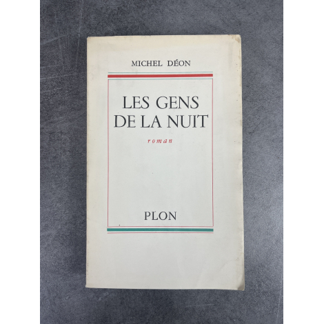 Michel Déon Les gens de la nuit Edition Originale exemplaire numéroté 65 sur 155 sur papier alfa Paris Années 50 Hussards