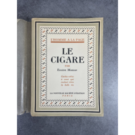 Eugène Marsan Le Cigare L'homme a la page Edition Originale Pierre Falké exemplaire numéroté sur papier alfa