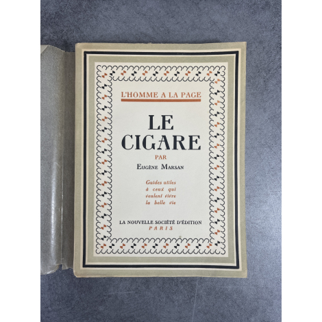 Eugène Marsan Le Cigare L'homme a la page Edition Originale Pierre Falké exemplaire numéroté sur papier alfa