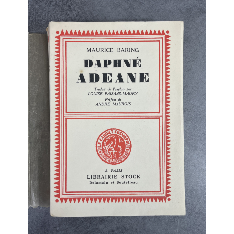 Maurice Baring Daphne Adeane Edition Originale française exemplaire numéroté sur alfa satiné