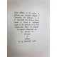 Anthologie des poèmes de la paix reliure maroquin numéroté sur beau papier Ma marjolaine 1948