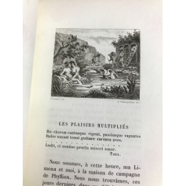 Nogaret (Félix) L'Aristénète français. 50 compositions de Durand Champollion. Reliure signée de Yseux successeur de Simier