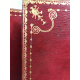Reliures exceptionnelles plein maroquin Claire du Plessis et Clairant deux amants émigrés fontaine Kramer Derome .1798