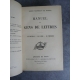 TANNEGUY DE WOGAN. Manuel des gens de lettres. Le journal. Le livre. Le théâtre. Journalisme reliure maroquin