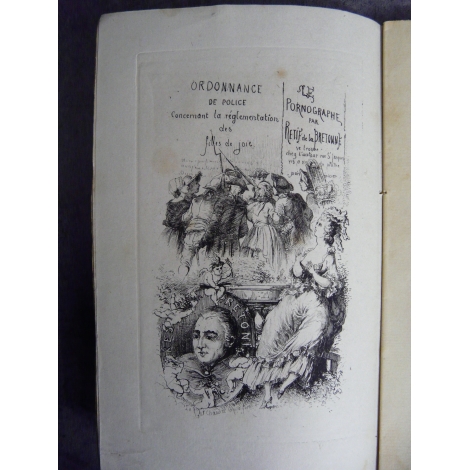 Mireur Rétif de la bretonne et le pornographe 1879 Prostitution Maisons closes N° 18 /150