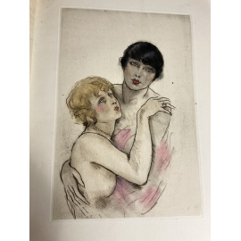 Curiosa Exemplaire d'artiste signé Belles de nuit Maurice Magre et Edouard Chimot Devambez 1927