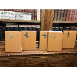 [Charles de Gaulle] Les voix de la liberté ici Londres Provenance du résistant Emile Bouchet Dit Donald 5 vol numéroté