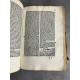 Fort Incunable très frais dans son vélin, Trovamala de Salis impression Augustino Barbadico Venise année 1495 1136 pages