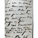 Victor Hugo, Paris Dédicace au poète Emile Bellier et 3 lettres autographes inédites de Hugo reliés à l'époque Exceptionnel