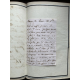 Victor Hugo, Paris Dédicace au poète Emile Bellier et 3 lettres autographes inédites de Hugo reliés à l'époque Exceptionnel