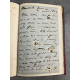 Victor Hugo, Paris Dédicace au poète Emile Bellier et 3 lettres autographes inédites de Hugo reliés à l'époque Exceptionnel