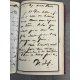 Victor Hugo, Paris Dédicace au poète Emile Bellier et 3 lettres autographes inédites de Hugo reliés à l'époque Exceptionnel