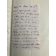 Victor Hugo, Paris Dédicace au poète Emile Bellier et 3 lettres autographes inédites de Hugo reliés à l'époque Exceptionnel
