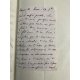 Victor Hugo, Paris Dédicace au poète Emile Bellier et 3 lettres autographes inédites de Hugo reliés à l'époque Exceptionnel