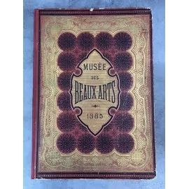 Le musée des beaux arts de 1885 Victor Hugo gravures grand format exemplaire très frais bien blanc