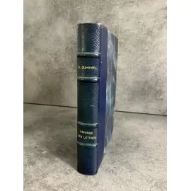 Georges Duhamel Défense des lettres Biologie de mon métier édition originale numéroté sur pur fil Lafuma demi maroquin