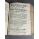 Liger, Louis Dictionaire pratique du bon ménager de campagne et de ville ,cuisine confiture, liqueurs Edition originale 1715