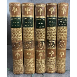 Annales de la vertu ou histoire universelle a l'usage des artistes et jeunes gens Madame de Genlis Maradan 1808