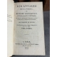 Annales de la vertu ou histoire universelle a l'usage des artistes et jeunes gens Madame de Genlis Maradan 1808