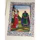 La Chastelaine de Vergy. Miniatures et enluminures de Jean GRADASSI.N° 19 avec suite et original