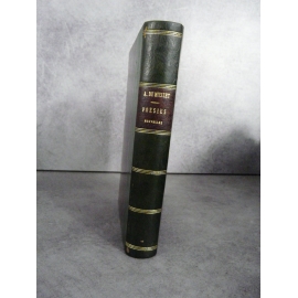 Alfred de Musset Poésies Nouvelles 1836-1852 Bibliothèque Charpentier nouvelle édition