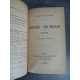 Alfred de Musset Poésies Nouvelles 1836-1852 Bibliothèque Charpentier nouvelle édition