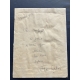 Cocteau Jean Lettre autograhe signée à Jean Marie Magnan et photo de presse